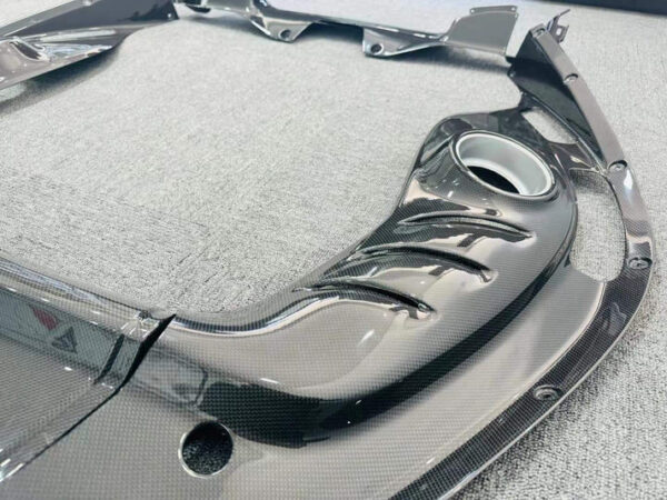 Ferrari 296 OEM style dry carbon fiber interior kits engine bay cover - Image 6