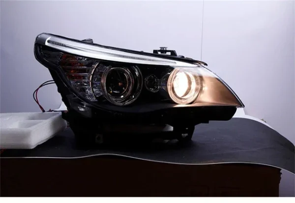 Headlight assembly for BMW 5 series E60 520 523 525 530 2003-2010 whit hernia - Image 4