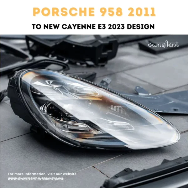 Porsche Cayenne 958 to E3 2023 Conversion Kit - Image 2