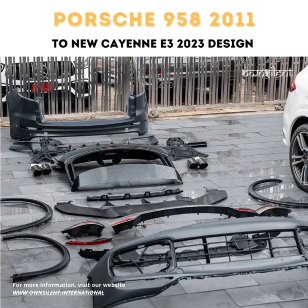 Porsche Cayenne 958 to E3 2023 Conversion Kit - Image 5