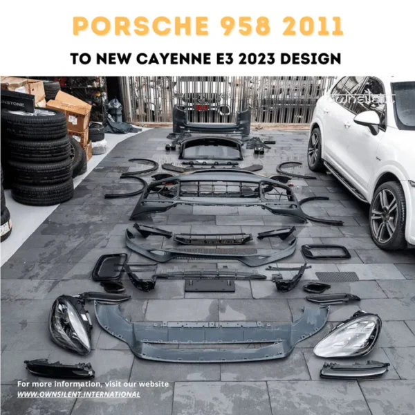 Porsche Cayenne 958 to E3 2023 Conversion Kit - Image 6