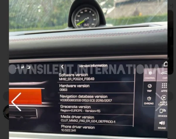Porsche Panamera Fullscreen CarPaly Activation for MHI2 PCM4.1 - Image 3