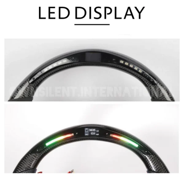 BMW M STYLE PRE DESIGNED LED STEERING WHEEL - Image 2