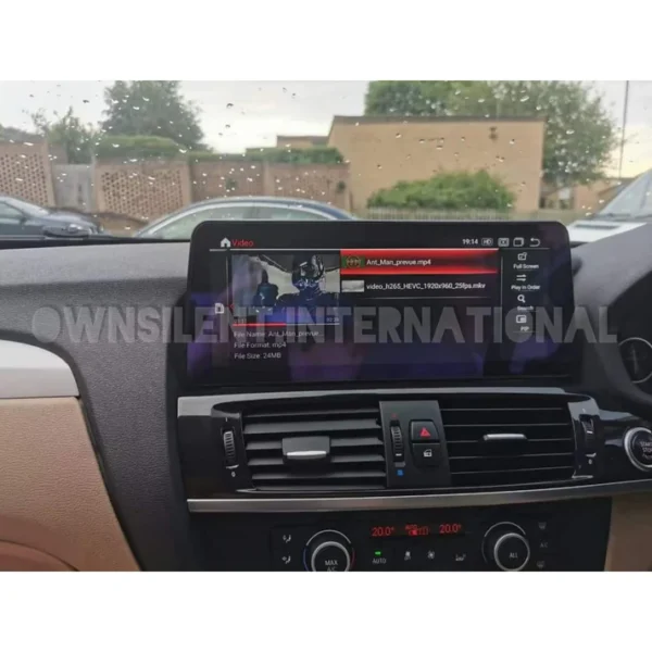 BMW X3 F25 12.3" Android 11 Qualcomm Snapdragon 662 Carplay DSP Blu-ray 4k 8GB RAM - Image 5