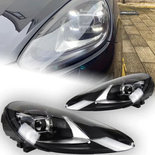 Porsche Cayenne Headlights 2011-2018 Cayenne GTS LED Headlight Projector - Image 2