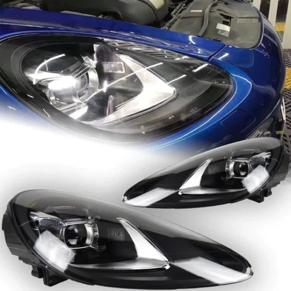 Porsche Cayenne Headlights 2011-2018 Cayenne GTS LED Headlight Projector - Image 4