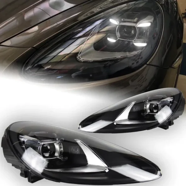 Porsche Cayenne Headlights 2011-2018 Cayenne GTS LED Headlight Projector - Image 5