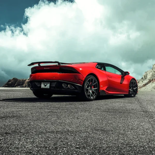 LAMBORGHINI HURACAN VERONA EDIZIONE AERO WING BLADE W/ ALUMINUM UPRIGHTS