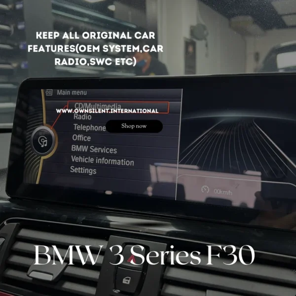 12.3” Blu-ray CarPlay Stereo Bmw 3 Series f30 - Image 2