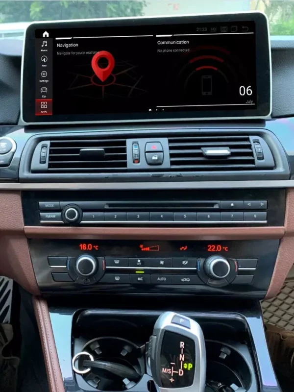 12.3'' IPS Android 12 CIC NBT 8GB RAM Car Video Wireless Carplay WIFI GPS For BMW 7 Series F01 F02 2009-2015