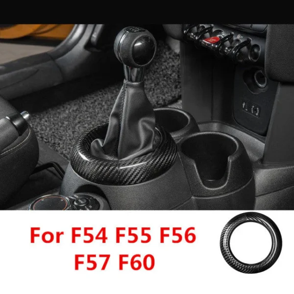 Bmw Mini Cooper F55 F56 Real Carbon Fiber gear Cover - Image 2