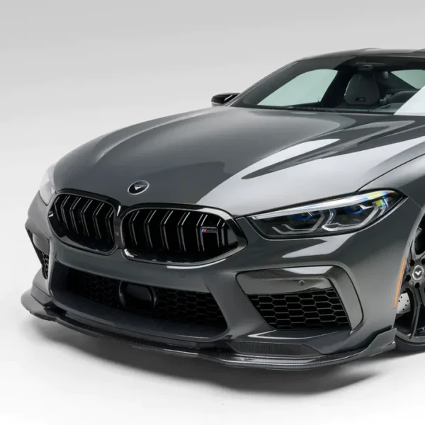 BMW F9X M8 VRS AERO FRONT SPOILER CARBON FIBER PP 2X2 GLOSSY - Image 2