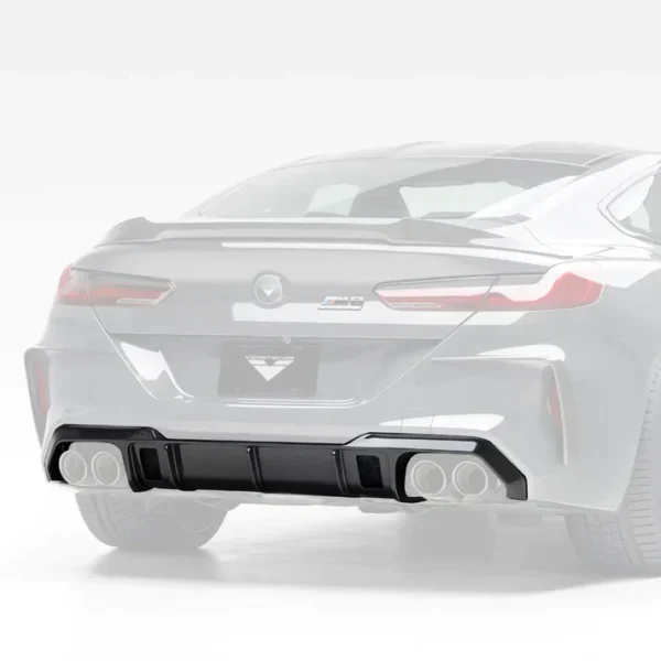 BMW F9X M8 VRS AERO REAR DIFFUSER CARBON FIBER PP 2X2 GLOSSY - Image 2