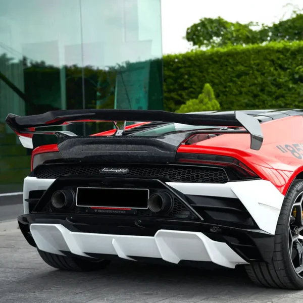 LAMBORGHINI HURACAN EVO MONZA EDIZIONE REAR WING W/ INTEGRATED DECKLID (MATRIX) - Image 5