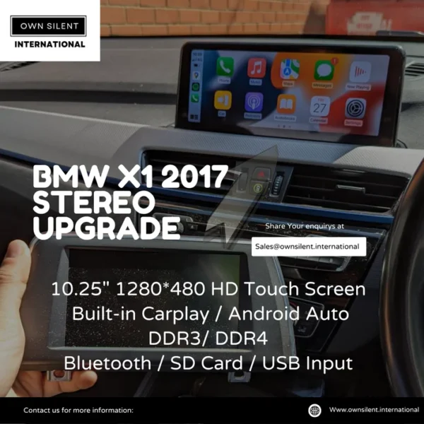 BMW X1 Android Carplay DSP System With Inbuilt Android Auto - Image 7