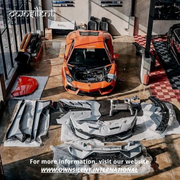 Forged Carbon Fiber Body Kit For Lamborghini Lamborghini Aventador SVJ - Image 5